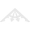 Ekena Millwork Pitch Riley Architectural Grade PVC Gable Pediment, 60"W x 27 1/2"H x 1"P (11/12) GPP060X028X100RIL - alternate 2